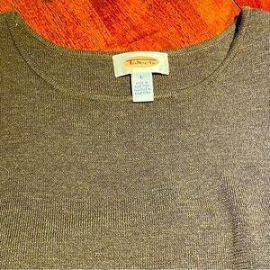 Talbots beautiful brown heavy knit maxi dress.